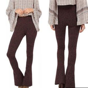 NWT Free People Knit Flare Pants, NEW WITH TAG